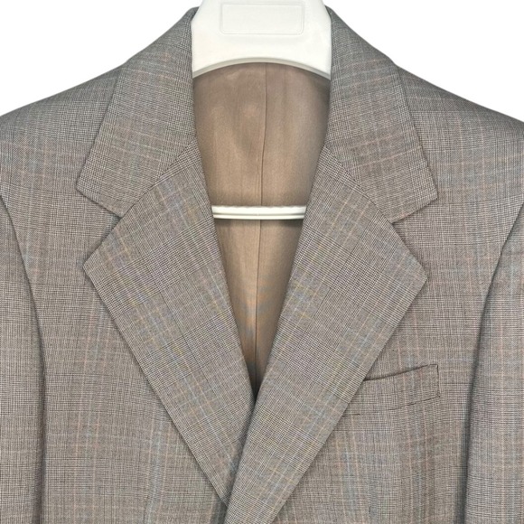 Palm Beach Windowpane Blazer Mens 40R Sport Coat Vintage - Picture 5 of 8